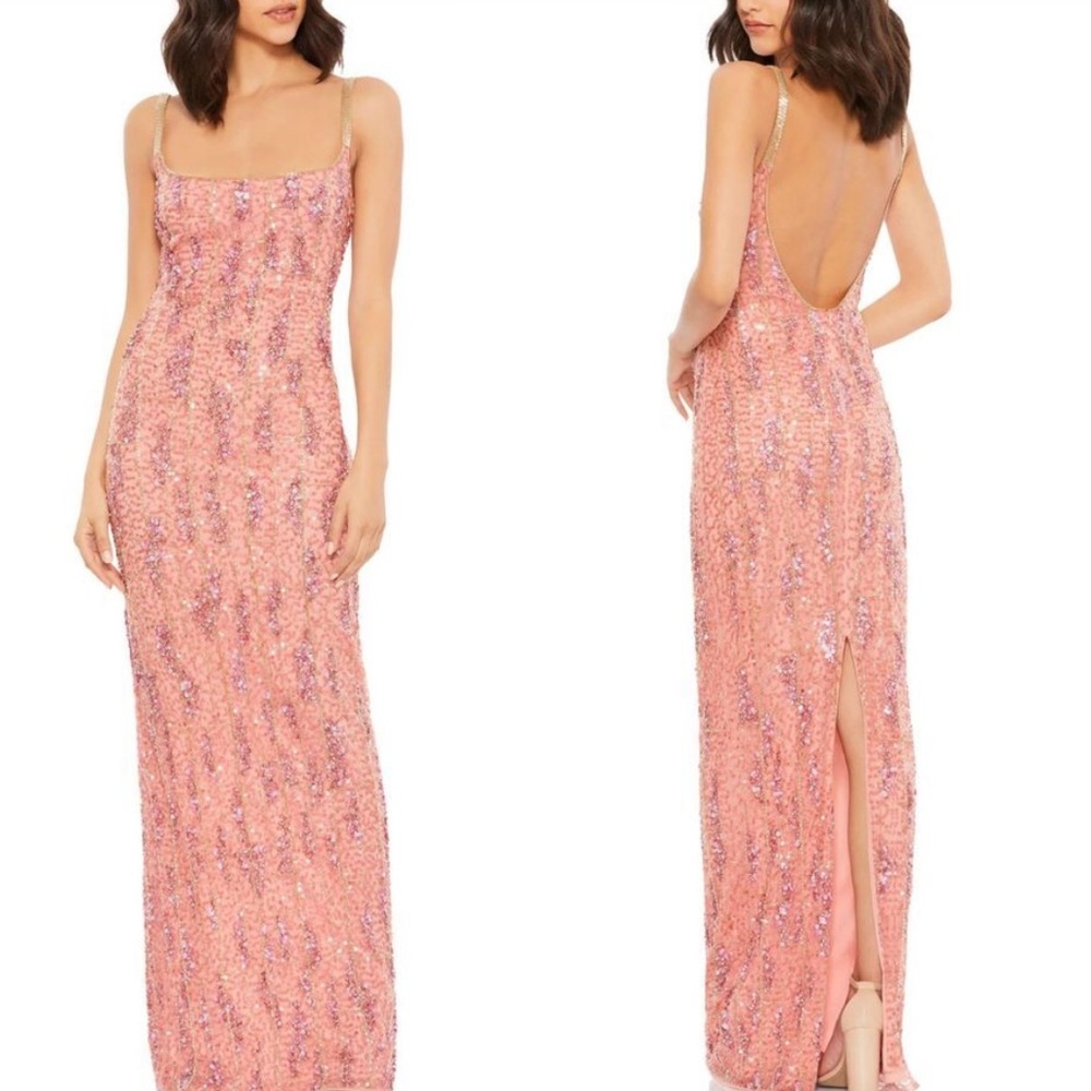 Mac Duggal Sequined Dress NWT SIZE 4